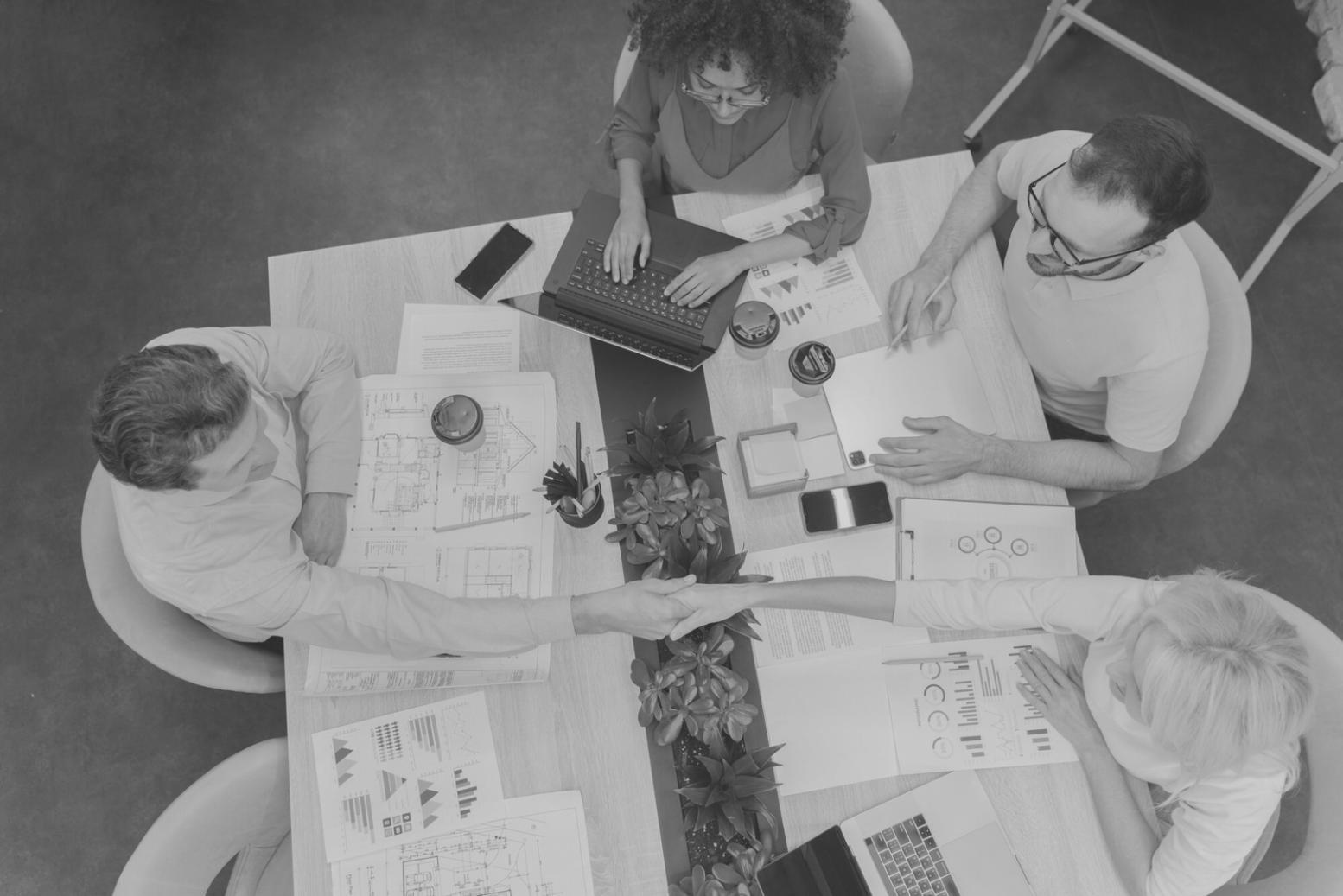 Professional financial documentation and audit preparation workspace